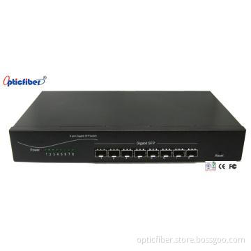 1000M 8-Port SFP Fiber Switch